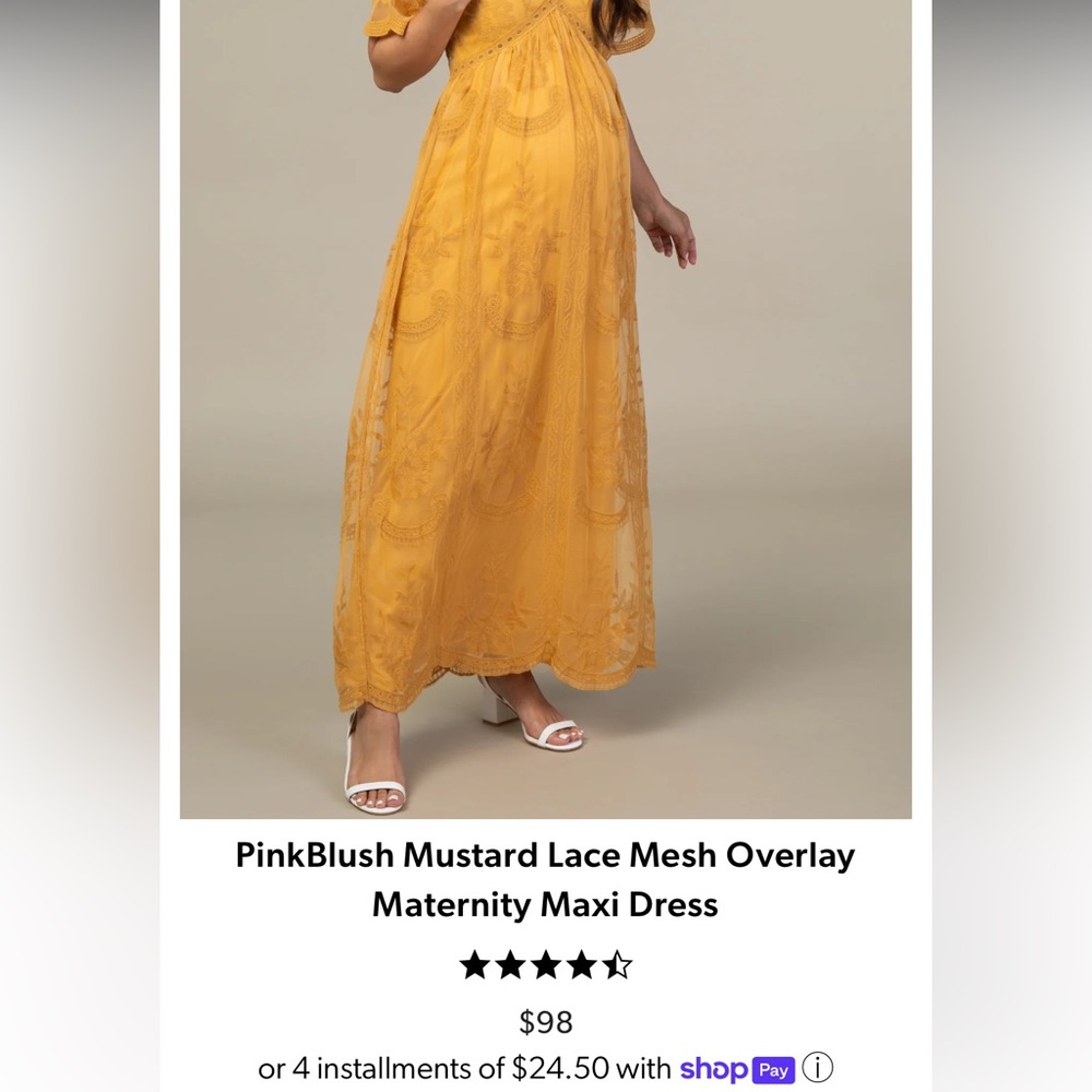 Maternity dress worn once for a photo shoot!